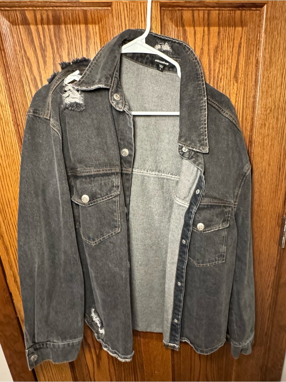Distressed Denim Jacket